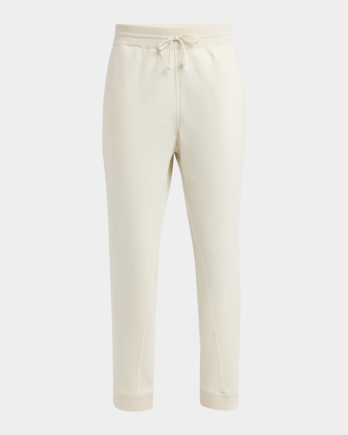 

Мужские брюки из кашемира и флиса с завязками Loro Piana, цвет Vanilla Ivory