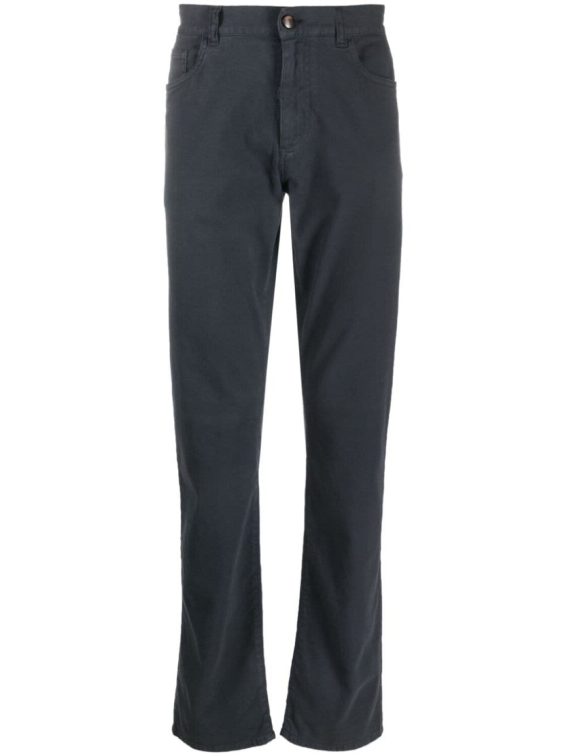 

Canali узкие джинсы с заниженной талией, синий