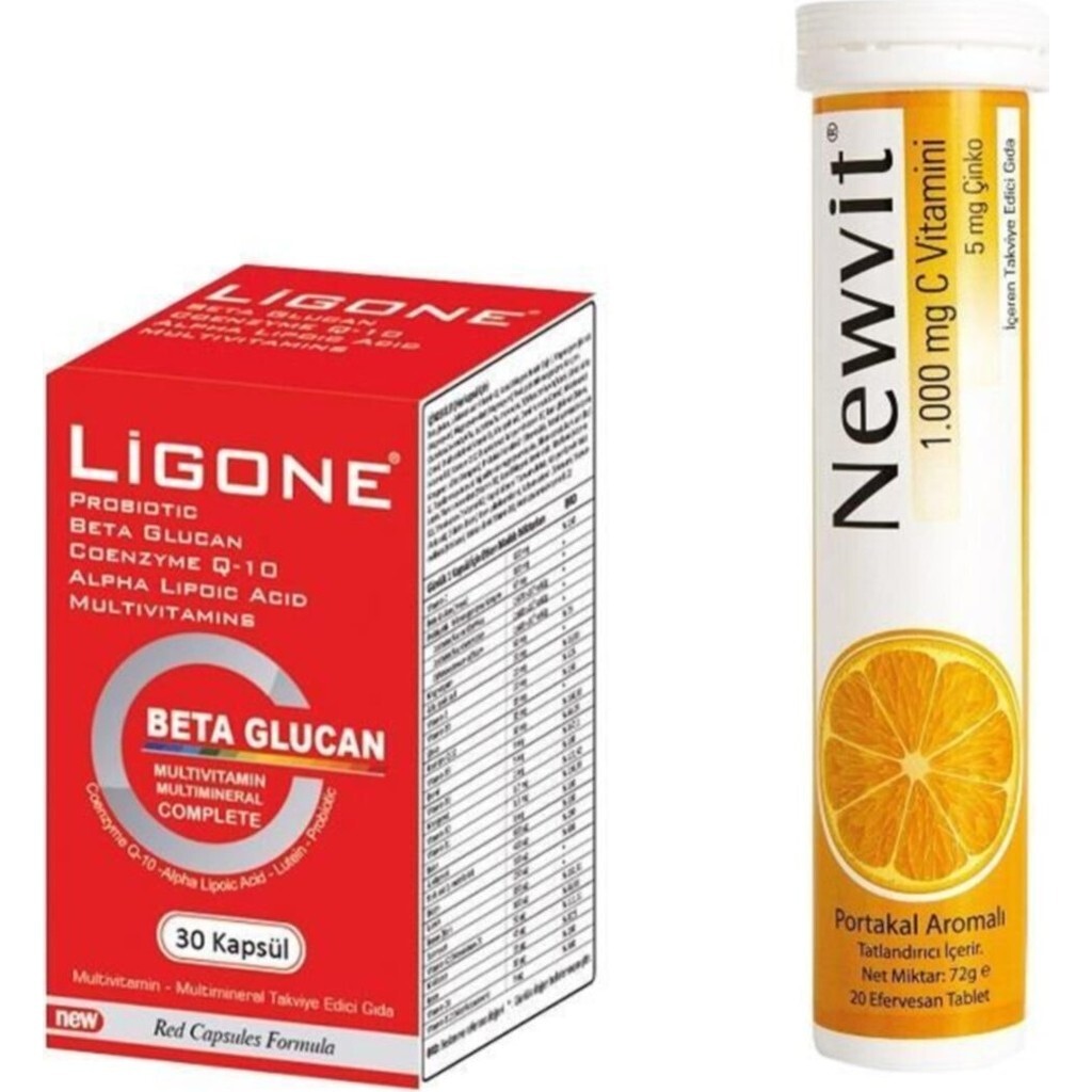 

Витамин C шипучий Ligone Beta Glucan, 30 капсул
