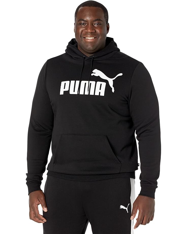 

Худи PUMA Big & Tall Essentials Big Logo Fleece, цвет Cotton Black