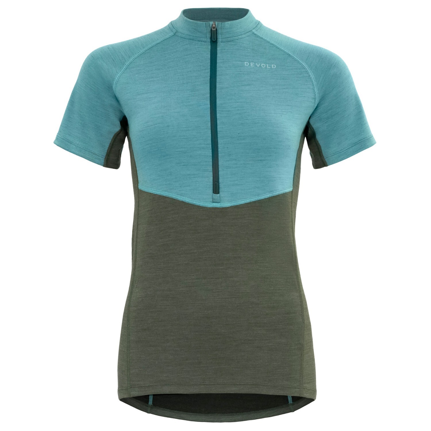 

Велосипедный трикотаж Devold Women's Standal Merino Tee Zip Neck, цвет Tropical