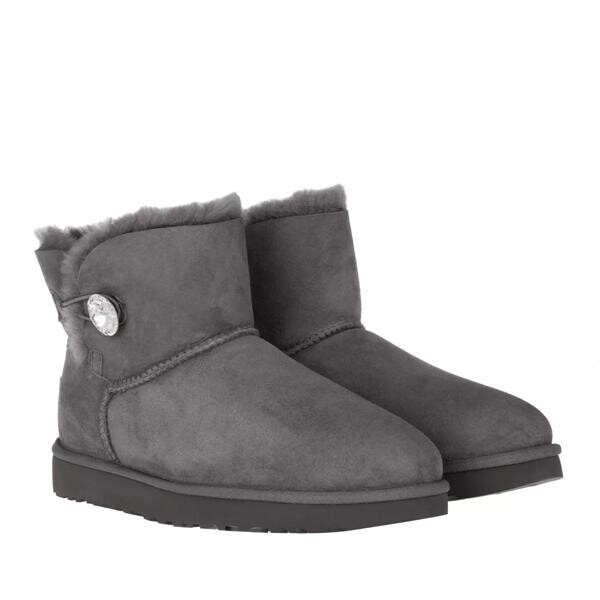 

Сапоги w mini bailey button bling Ugg, серый