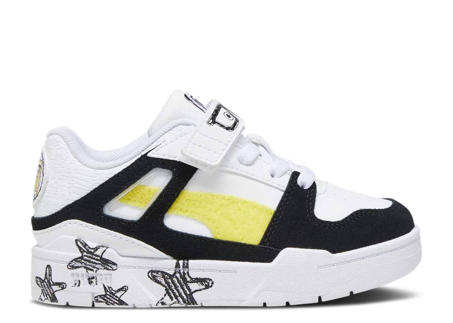 

Кроссовки Puma Spongebob Squarepants X Slipstream Little Kid 'Spongebob'S Glasses', белый