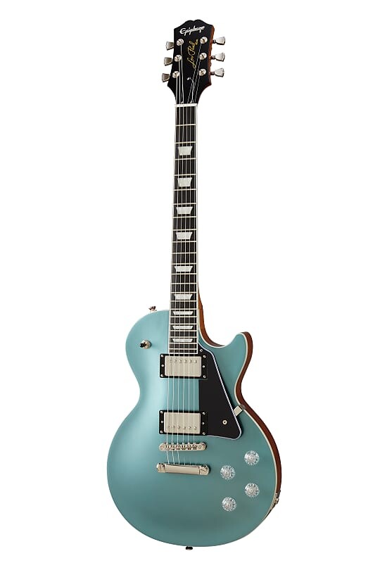 

Электрогитара Epiphone Les Paul Modern в цвете Faded Pelham Blue