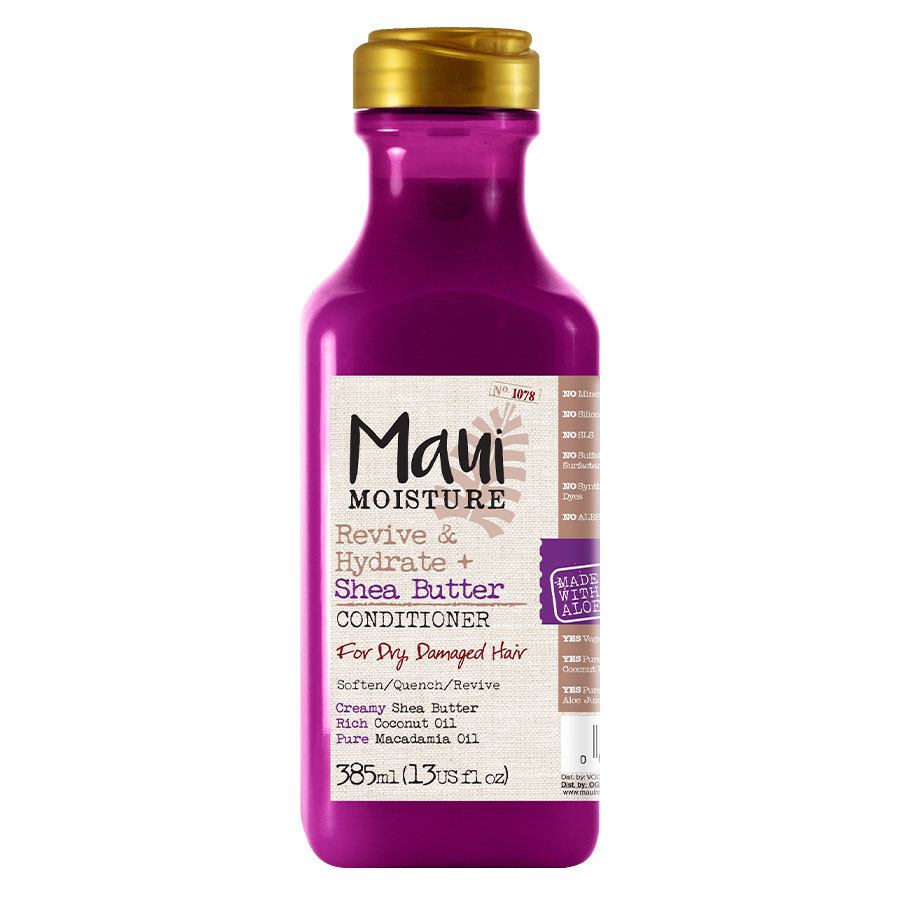 Maui Moisture Кондиционер Revive & Hydrate + Shea Butter для сухих и поврежденных волос с маслом ши 385мл