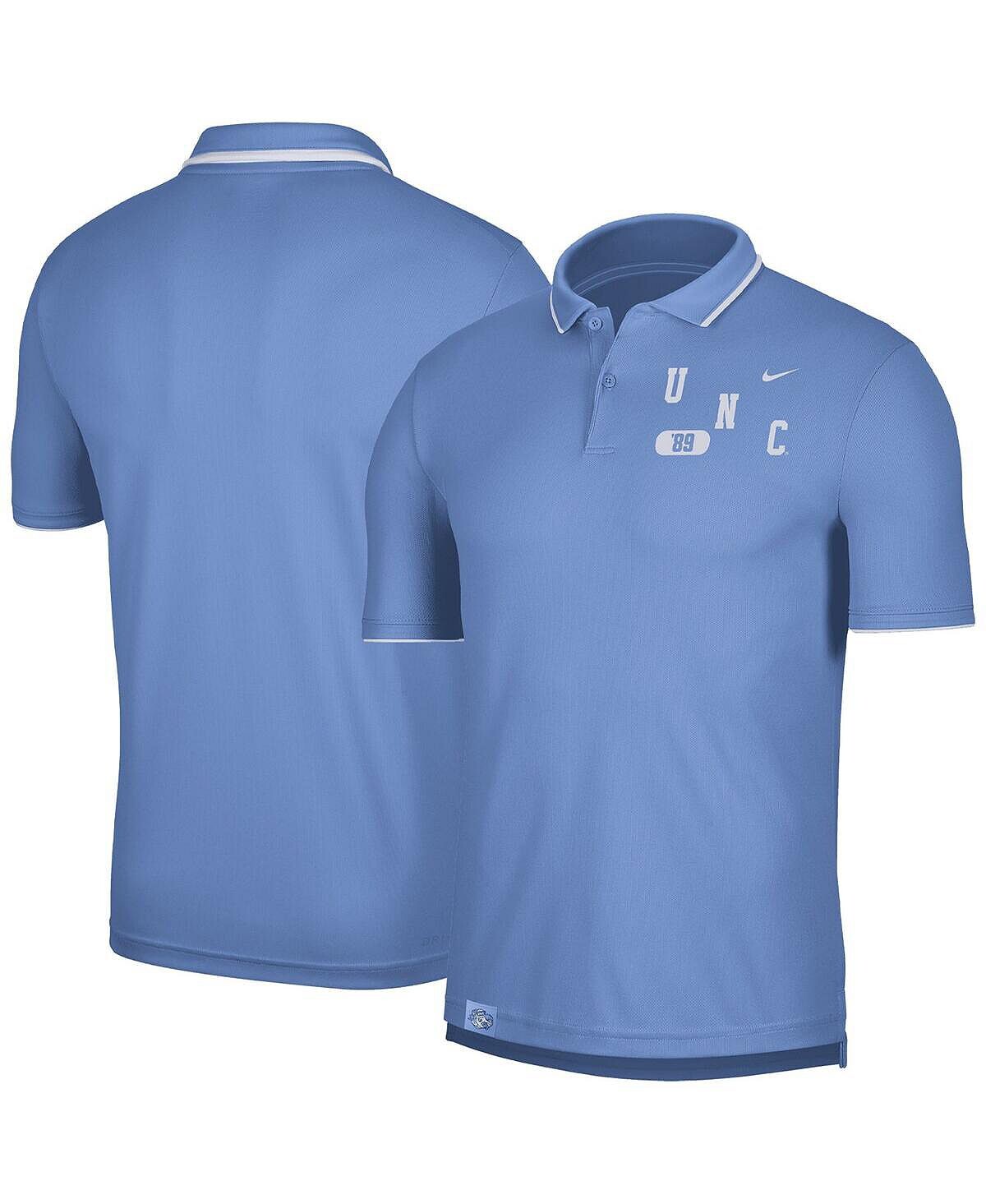 

Мужская рубашка поло Carolina Blue North Carolina Tar Heels с надписью Performance Nike
