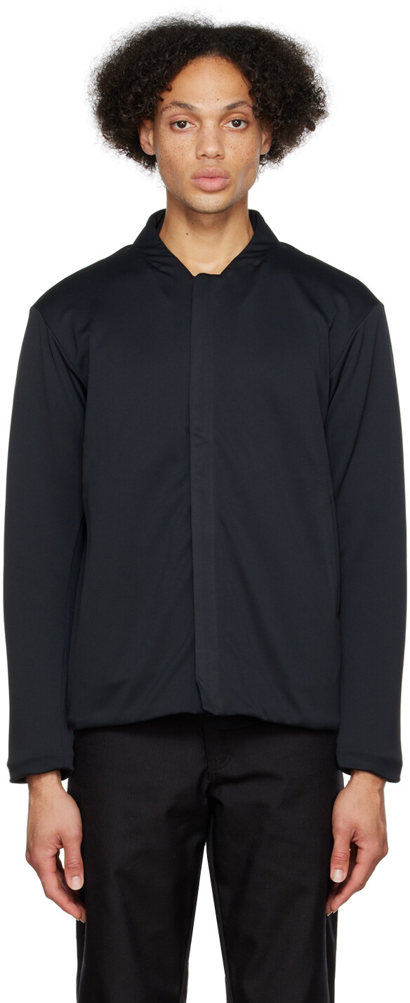 

Черный бомбер без воротника Descente ALLTERRAIN