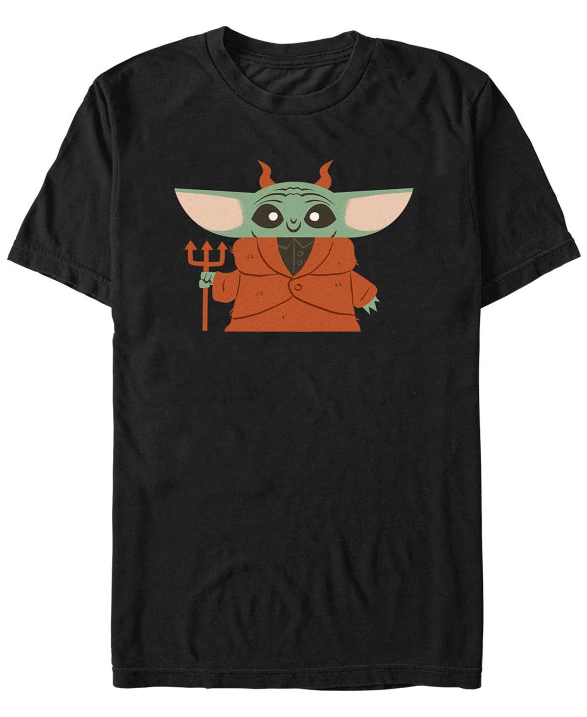 

Мужская футболка с короткими рукавами из звездных войн mandalorian devil child Fifth Sun, черный