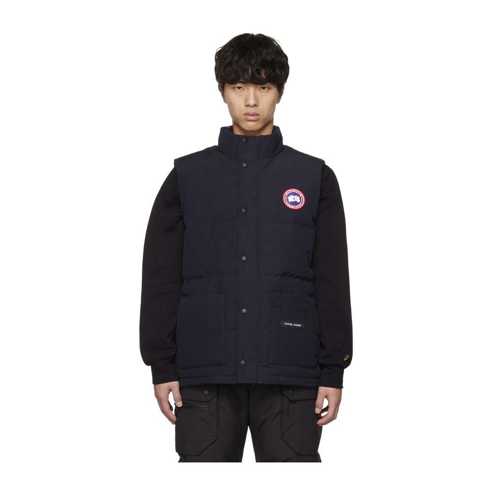 

Пуховой жилет Canada Goose, синий/красный