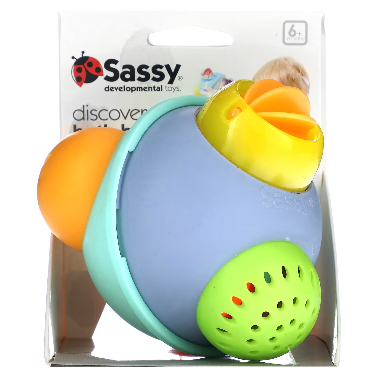 Мяч для ванны Sassy Discovery 6+ месяцев, 1 шт. цена и фото