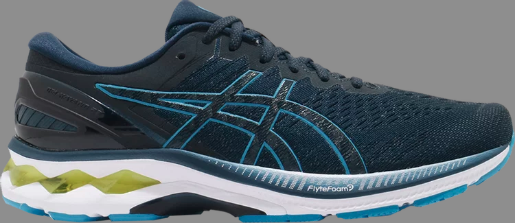 Кроссовки gel kayano 27 2e wide 'french blue' Asics, синий - фото