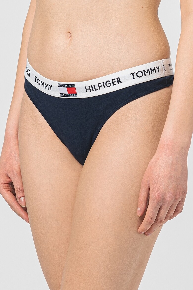 

Стринги с логотипом на талии Tommy Hilfiger, синий