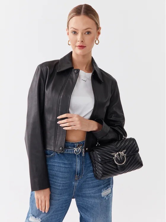 

Сумка MINI LADY LOVE BAG PUFF CHEVRON Pinko, черный