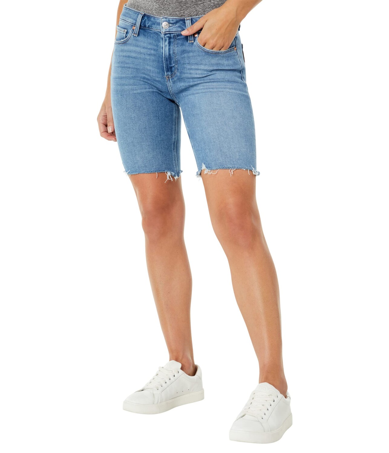 

Шорты Paige, Jax Cutoffs Shorts in Mel/Destroy Hem