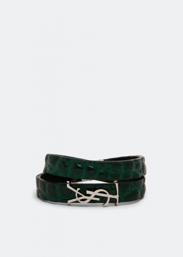 

Браслет SAINT LAURENT Opyum bracelet, зеленый