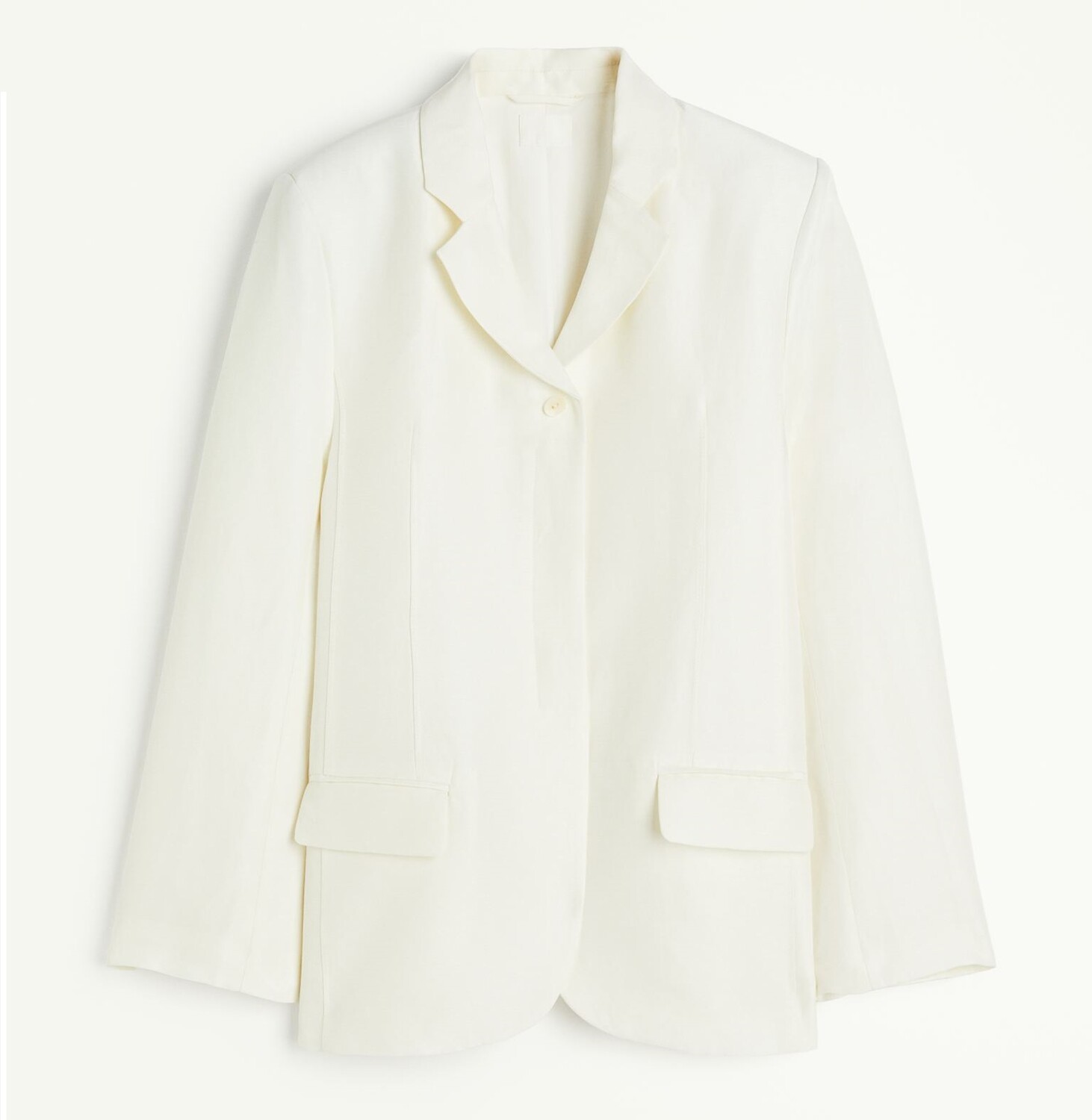 

Пиджак H&M Linen-blend, белый