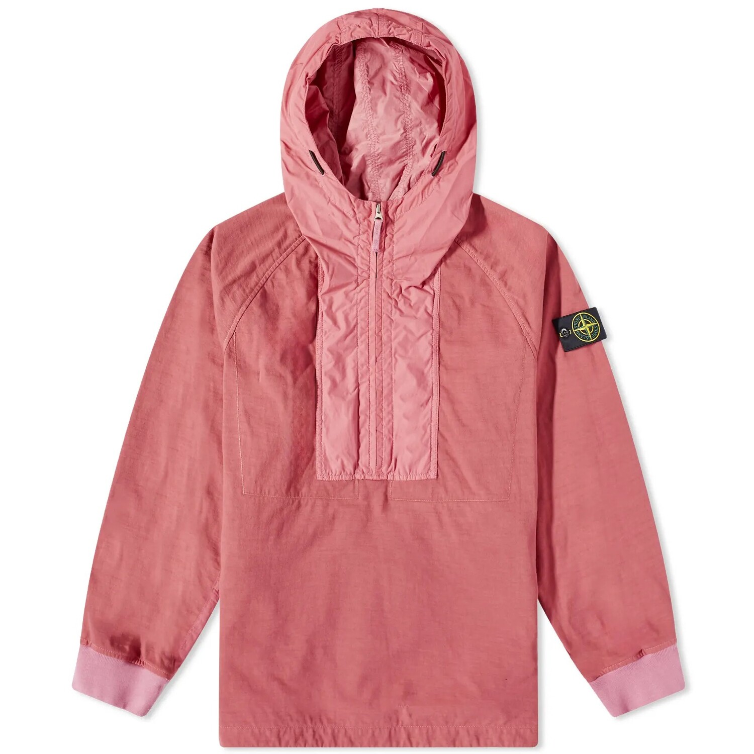 

Ветровка Stone Island Mix Fabric Hype-tc Smock, розовый