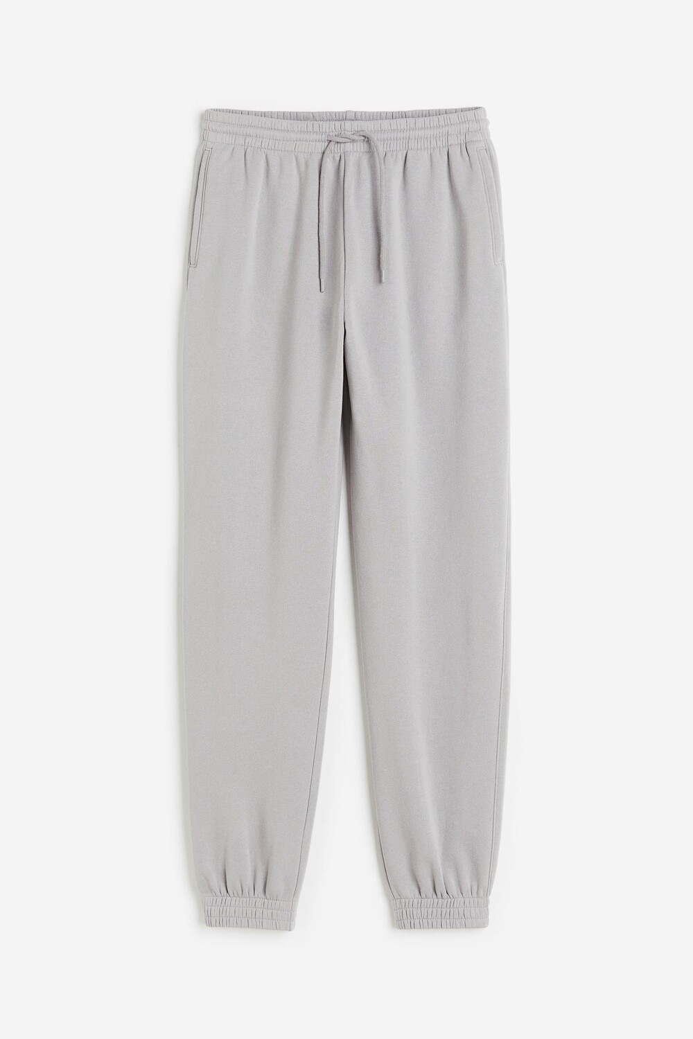 

Брюки H&M High Waist, светло-серый