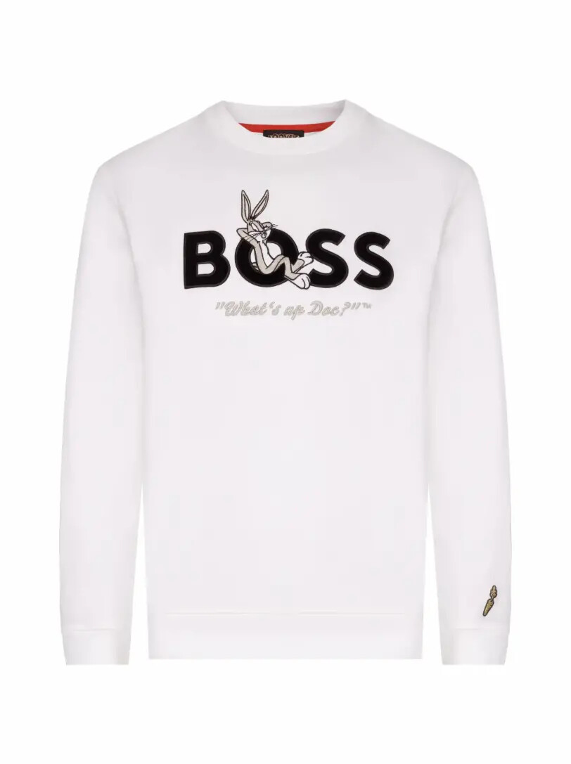 

Хлопковый свитшот с логотипом Hugo Boss