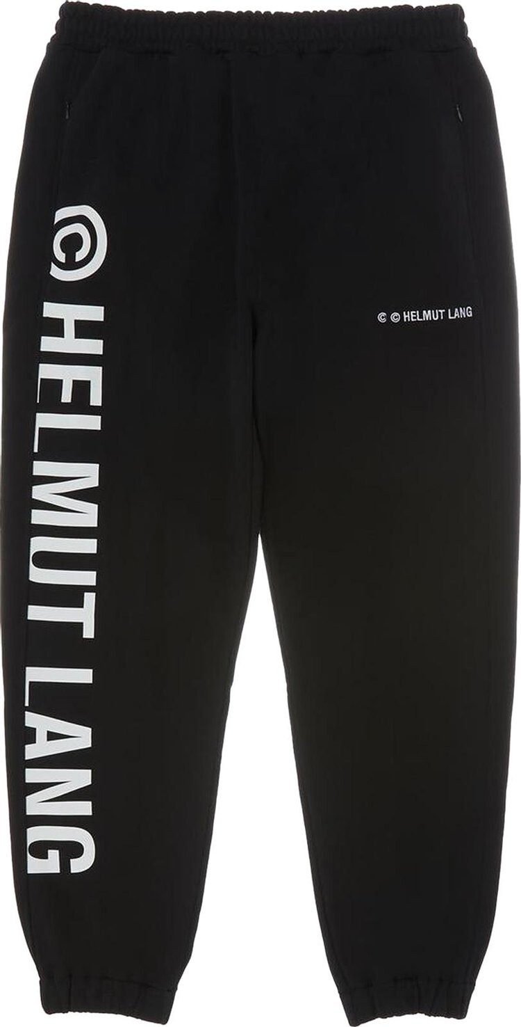

Спортивные брюки Helmut Lang Seam Logo Sweatpants 'Black', черный