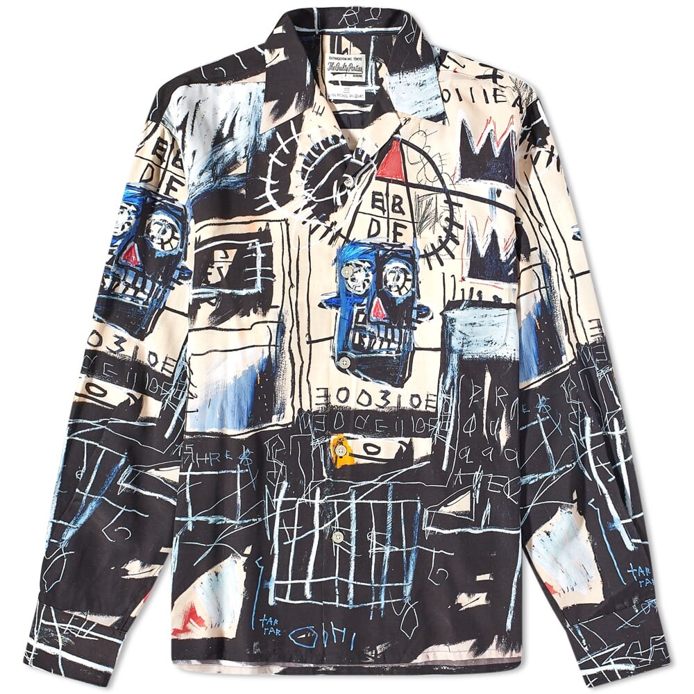 

Рубашка Wacko Maria x Jean-Michel Basquiat Long Sleeve Hawaiian Shir