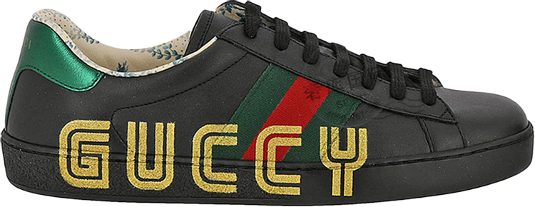 Кроссовки Gucci New Ace Guccy, черный - фото