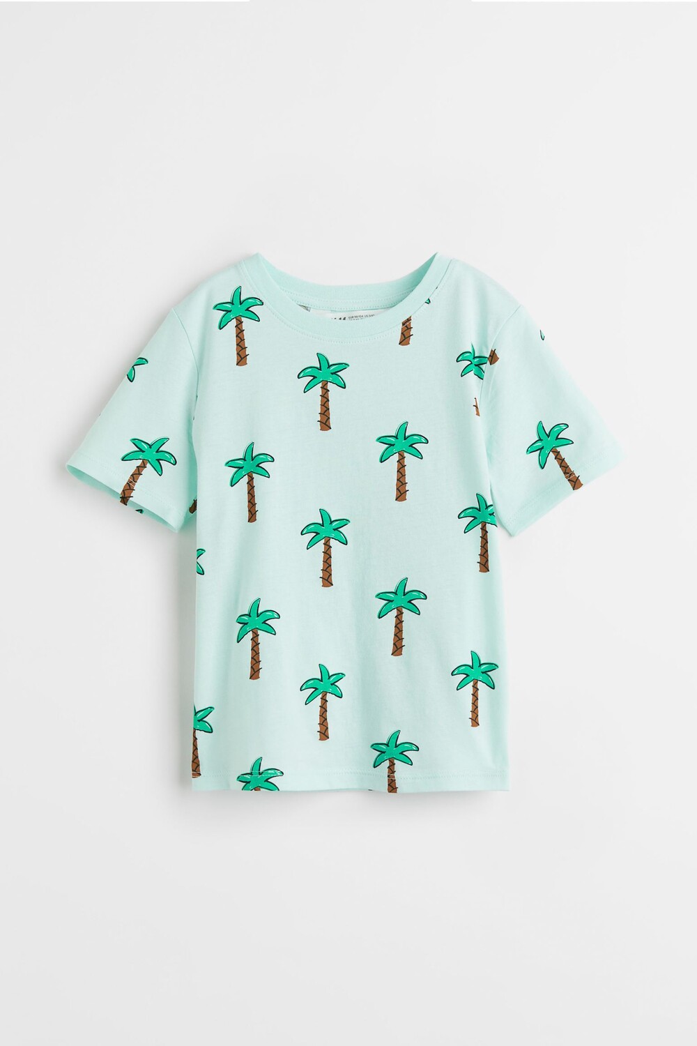 

Футболка с принтом H&M Palm Trees, светло-бирюзовый