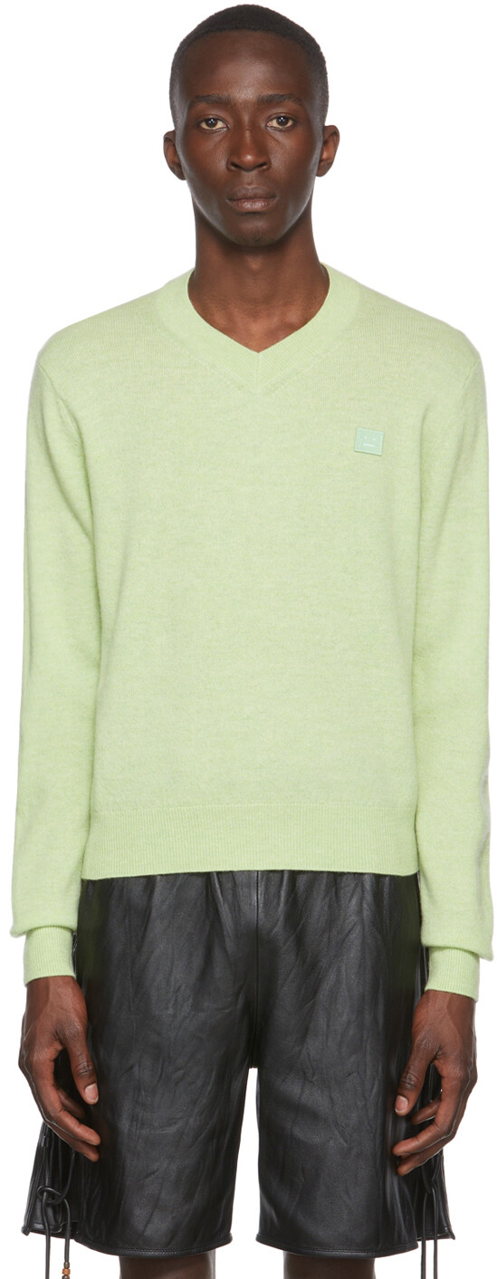 

Зеленый шерстяной свитер Acne Studios