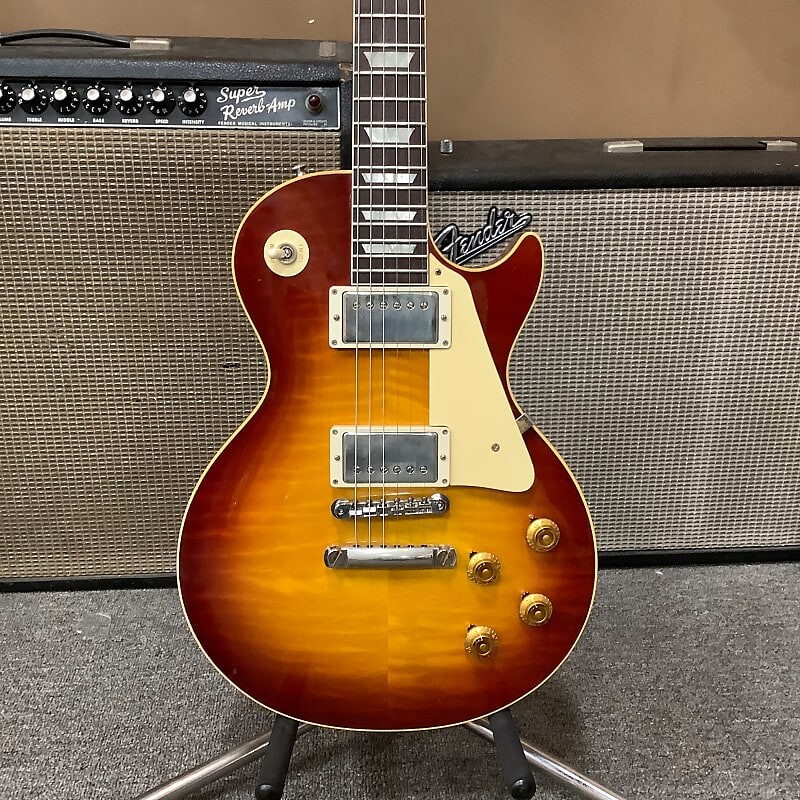 

2023 Gibson Murphy Lab Les Paul R9 Washed Cherry Sunburst Light Aged 2023 Murphy Lab Les Paul R9 Washed Cherry Sunburst Light Aged
