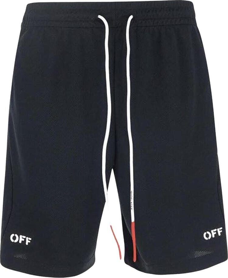 

Шорты Off-White Athl Off Stamp Basketball Short 'Black/White', черный