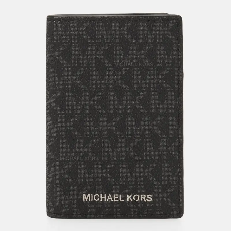 

Визитница Michael Kors Folding Card Case Unisex, черный