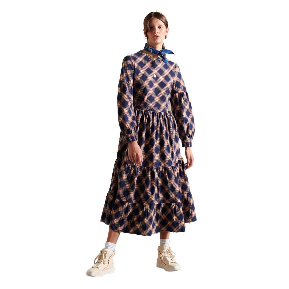 

Платье Superdry Woven Check, синий