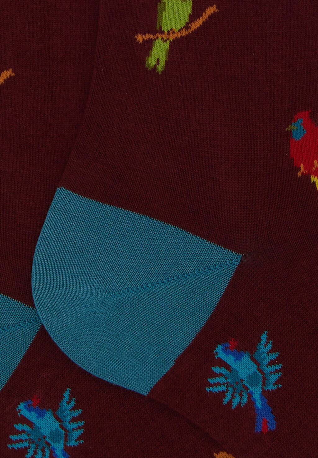 

Носки выше колена WITH WOODPECKER MOTIF Gallo, цвет Mottled Bordeaux