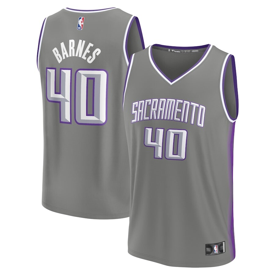 

Джерси Fanatics Branded Sacramento Kings, серый