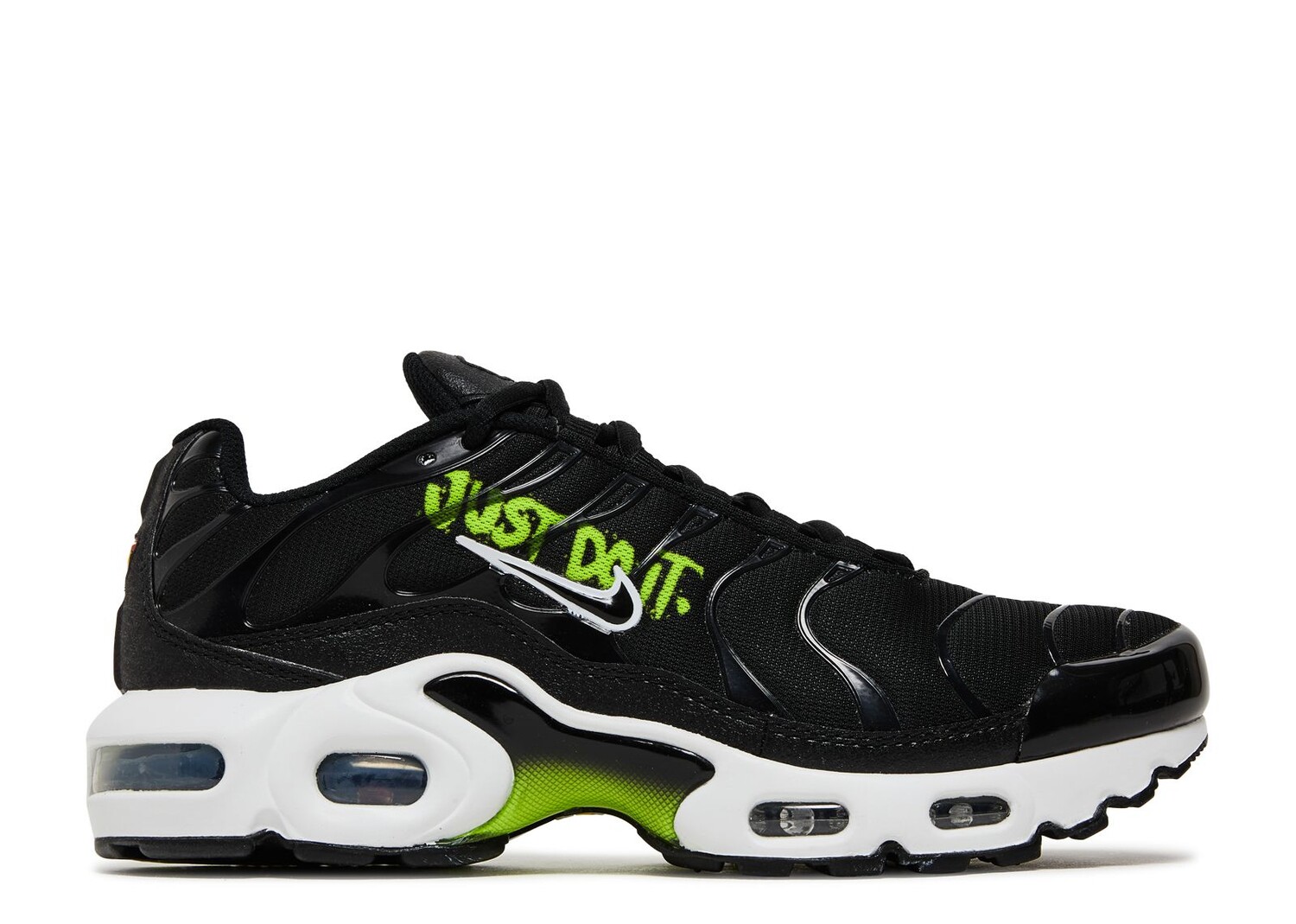 

Кроссовки Nike Air Max Plus 1 Gs 'Black Volt', черный