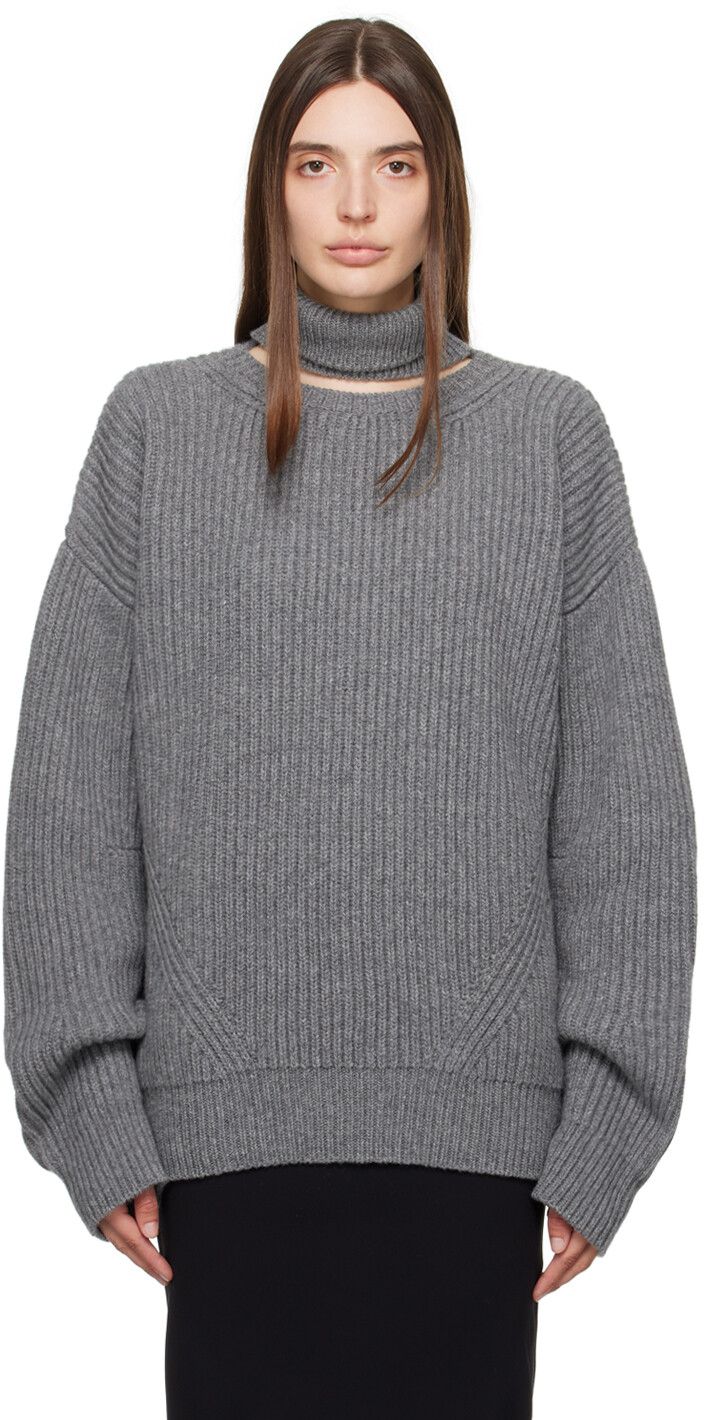 

Серая водолазка Ulla Ann Demeulemeester, Серый