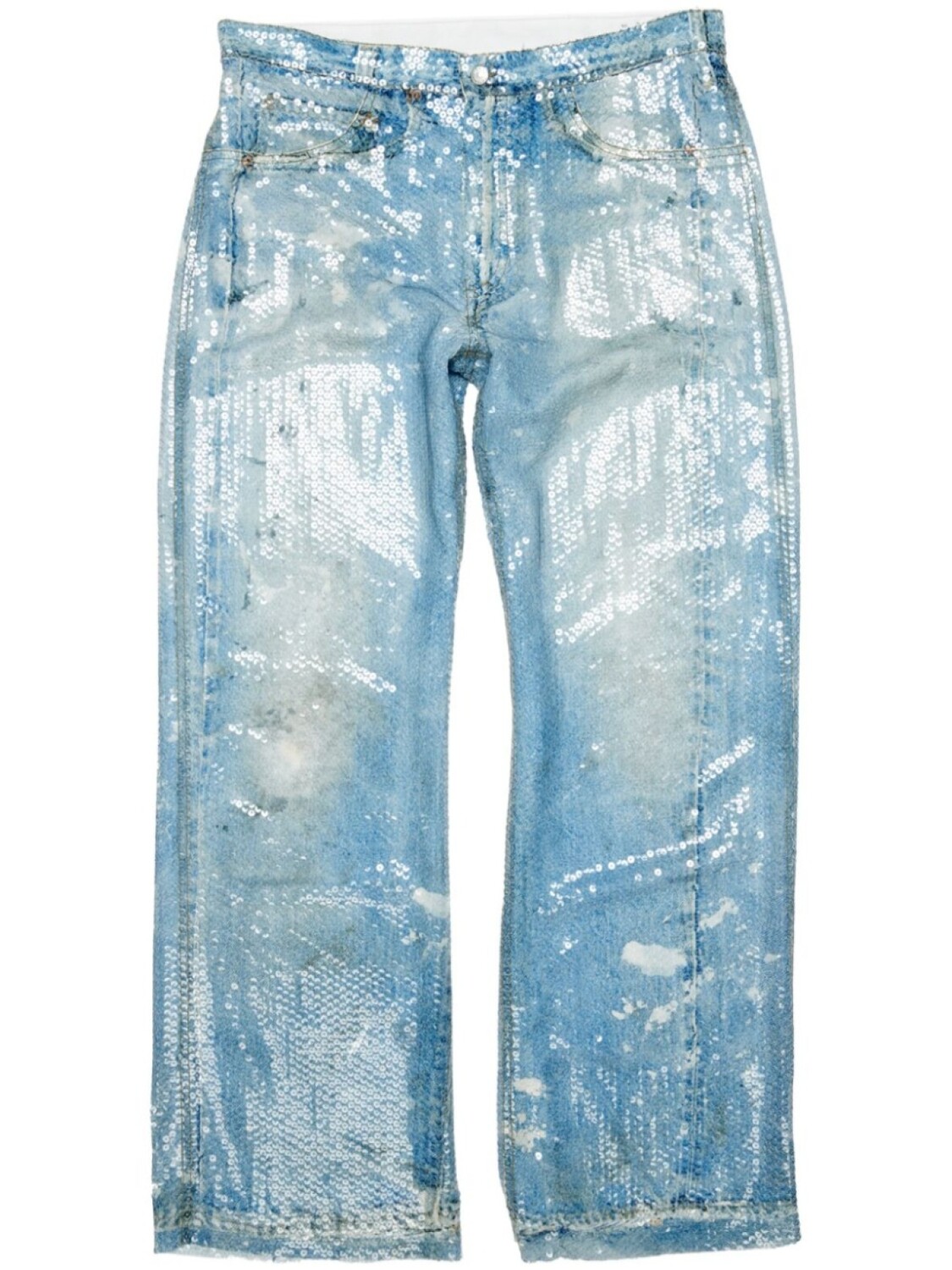 

Джинсы с пайетками Acne Studios, синий