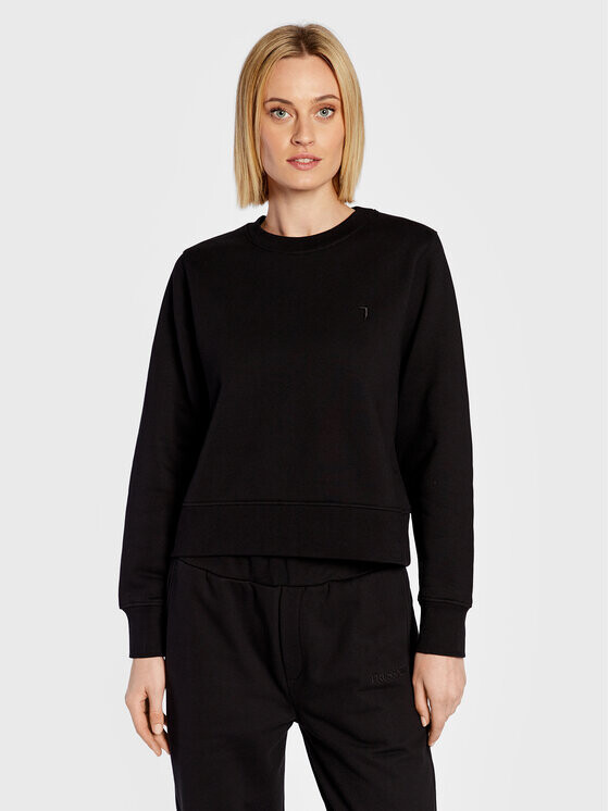 

Толстовка свободного кроя Trussardi, черный