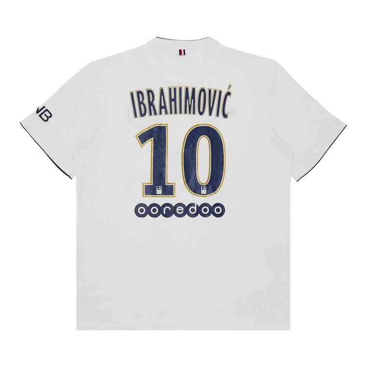 

Джерси Paris Saint-Germain Pre-Owned Paris Saint-Germain Ibrahimović #10 Away Stadium 'White', белый