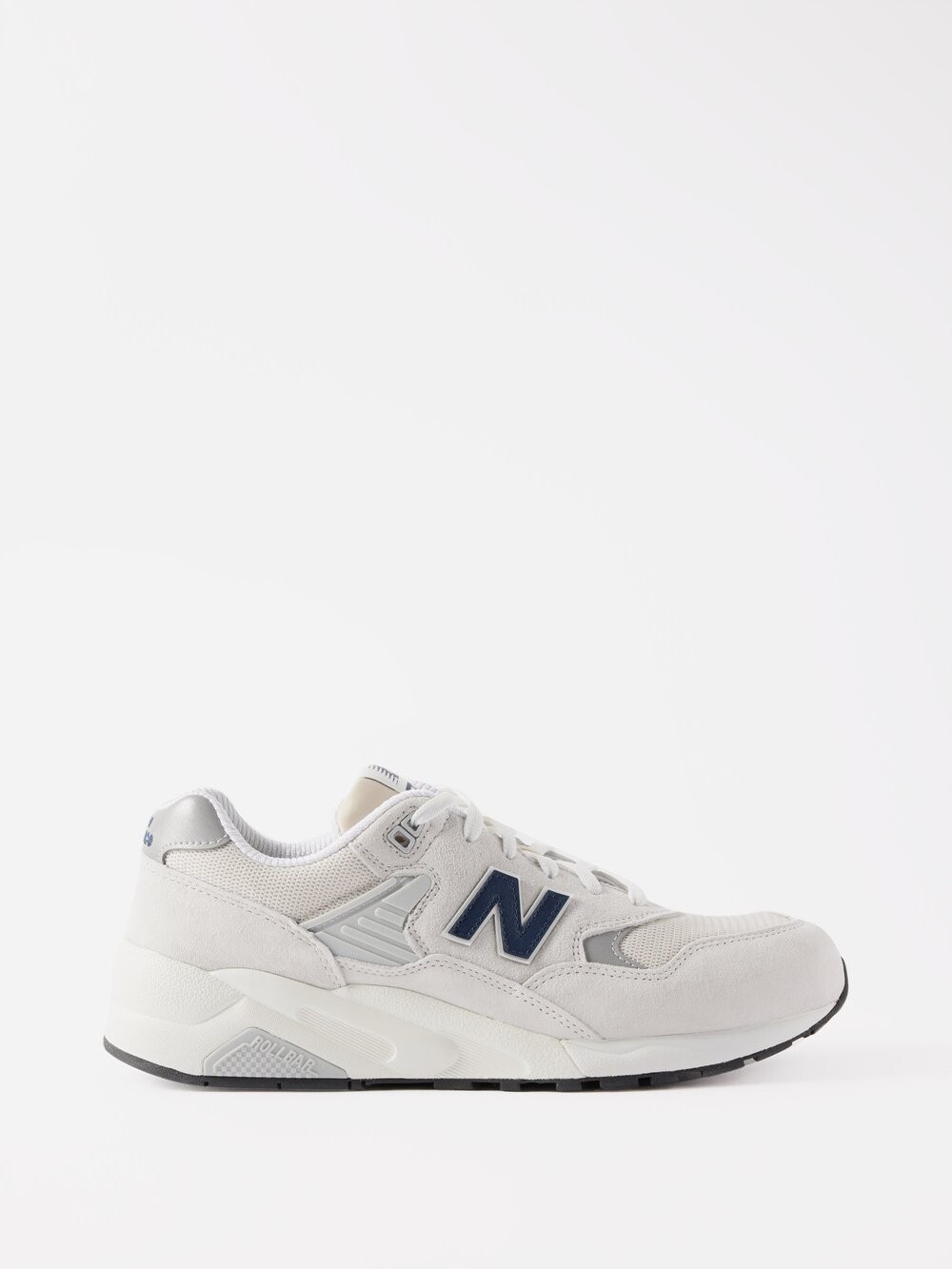 

Кроссовки mt580 из замши и сетки New Balance, серый
