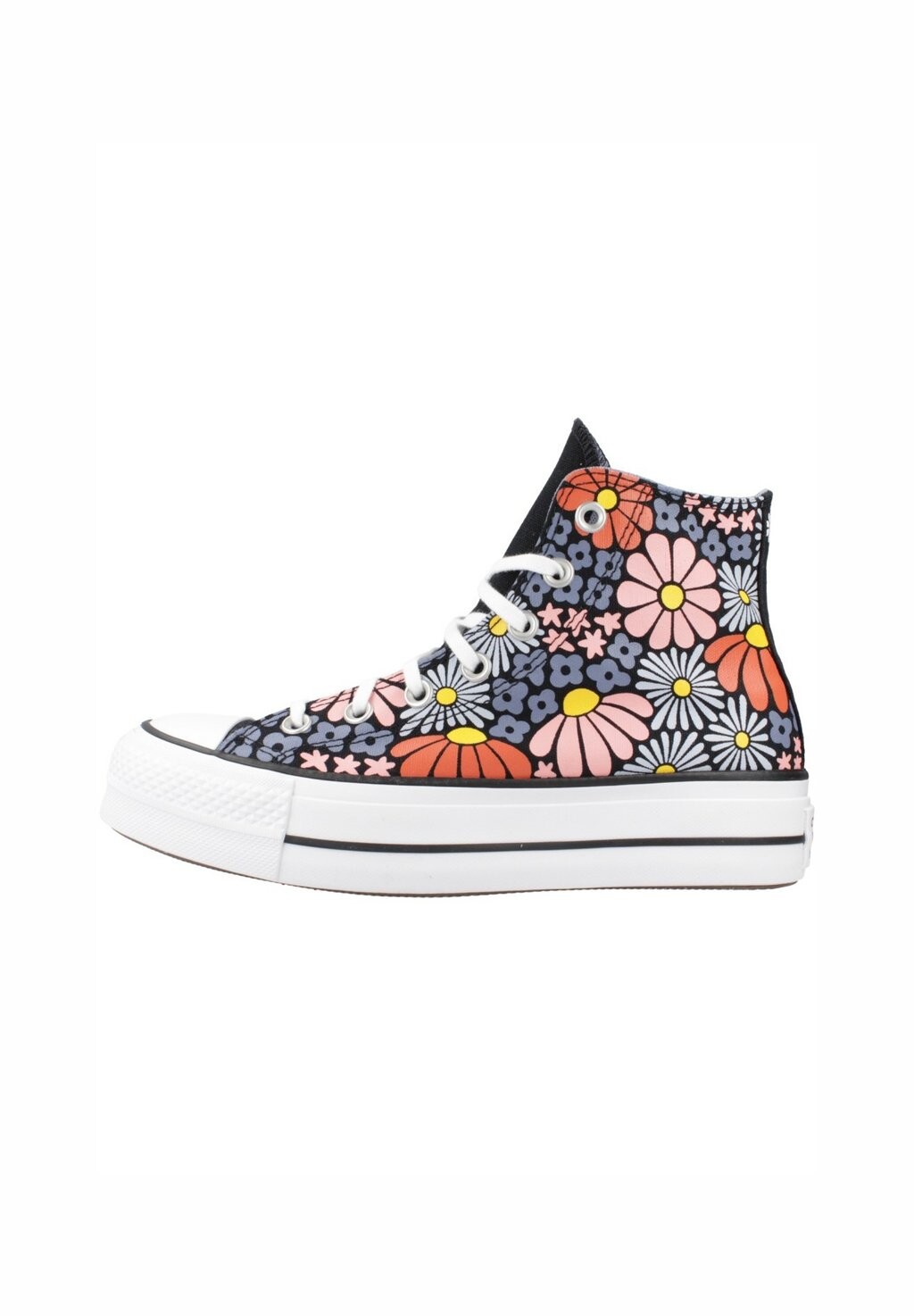 

Кроссовки высокие CHUCK TAYLOR ALL STAR LIFT HI FLORAL 36 Converse, коралл