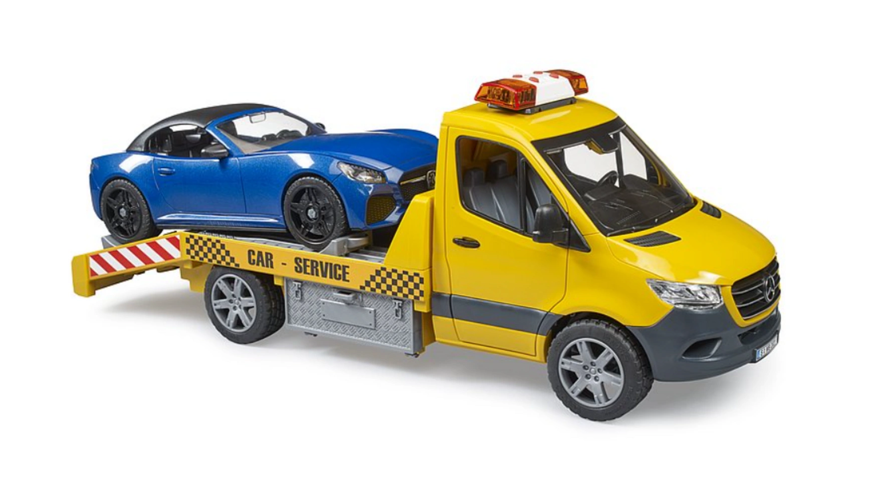 Bruder Автовоз MB Sprinter со светозвуковым модулем и Bruder Roadster автомобиль mercedes benz sprinter грузовой красный