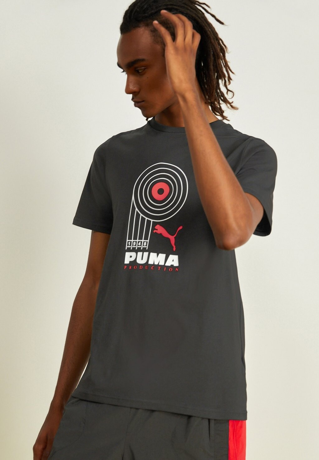

Футболка с принтом Puma, черный
