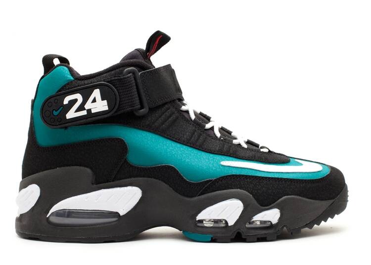 

Кроссовки Nike AIR GRIFFEY MAX 1 'BLACK FRESHWATER' 2011, черный
