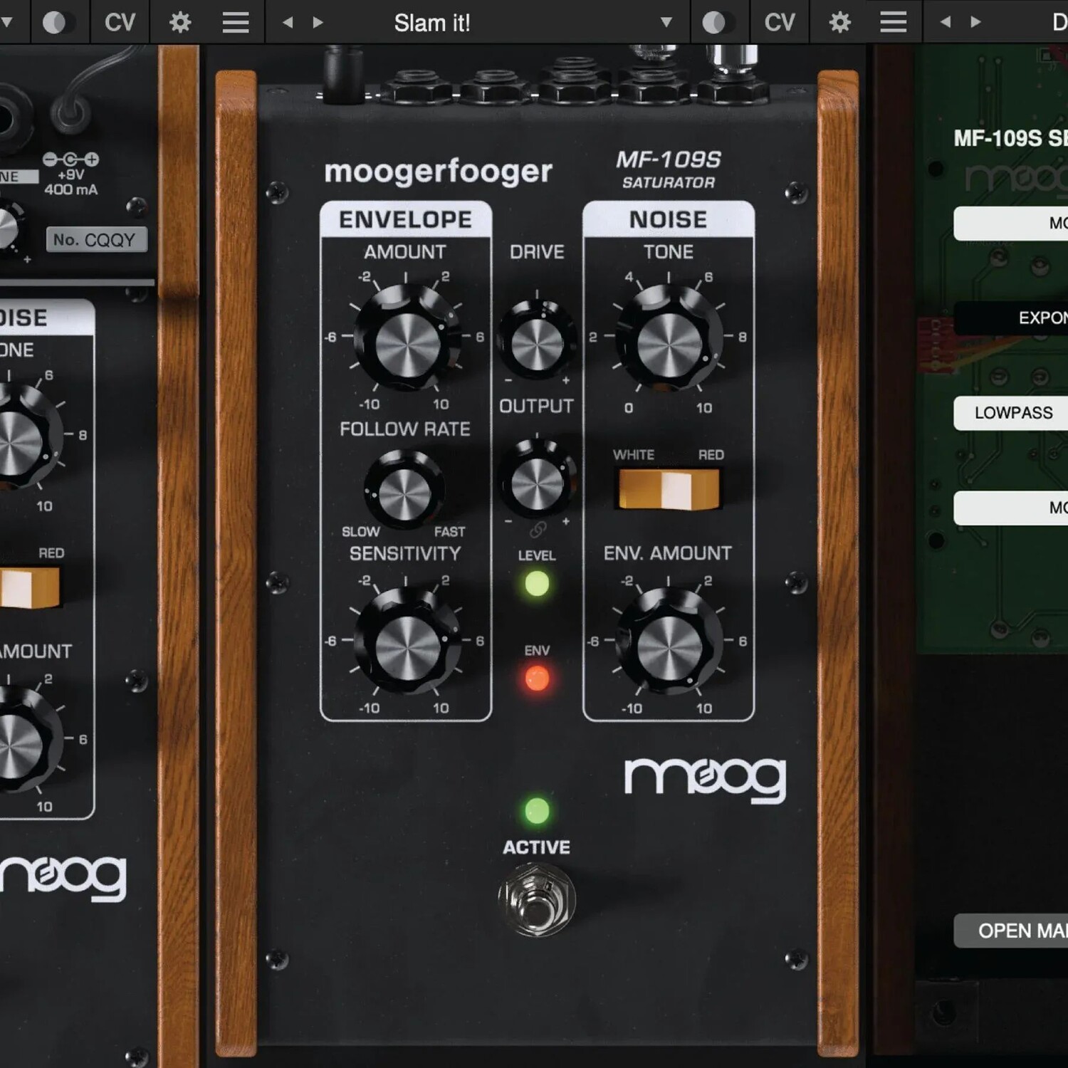 

Плагин сатуратора Moog MF-109S