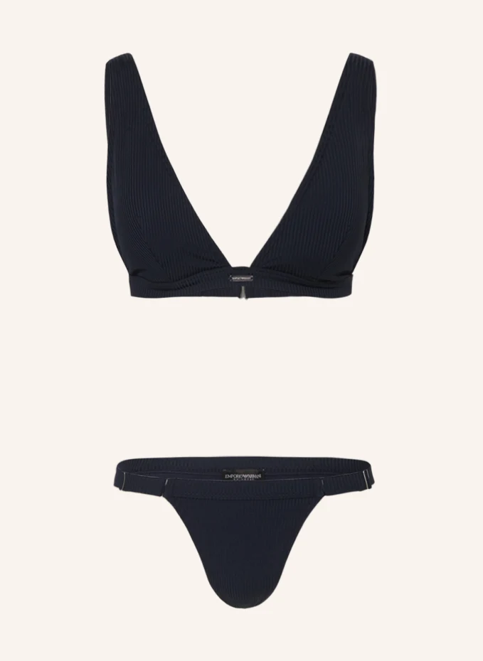 

Бикини-бралетт Emporio Armani, синий