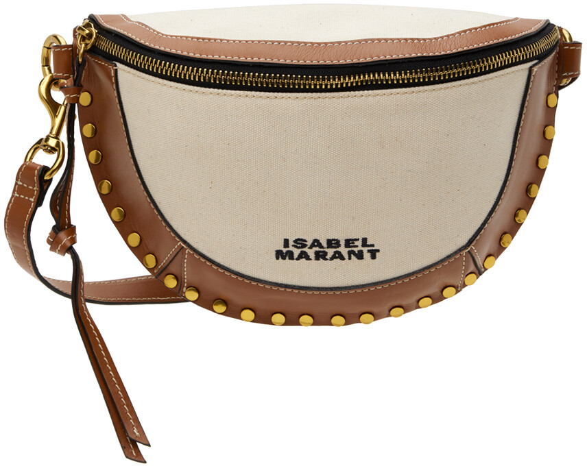 

Бело-коричневая сумка Skano Off-White Isabel Marant