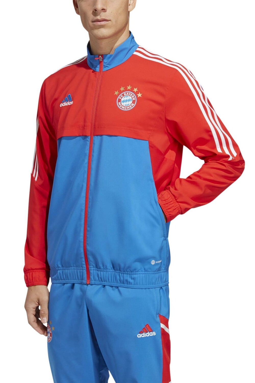 

Презентационная куртка FC Bayern adidas, красный