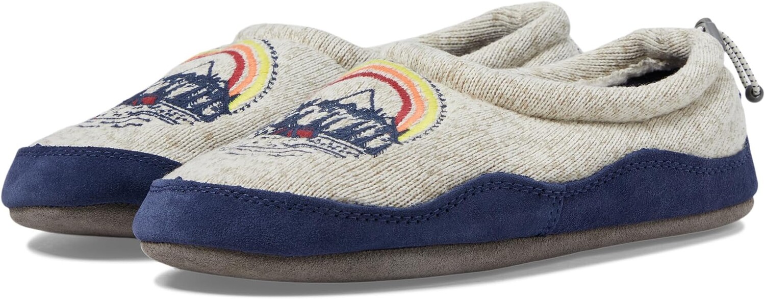 Тапочки Sweater Fleece Slipper Motif L.L.Bean, цвет Sailcloth Camp Scene домашняя обувь l l bean sweater fleece slipper motif цвет bright navy polar bear