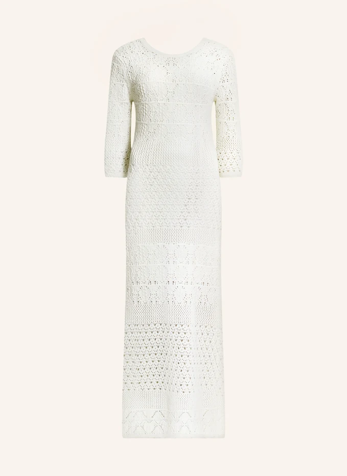 

Трикотажное платье брияр Allsaints, экрю